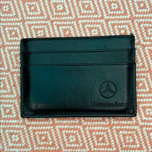 Mercedes-Benz Black Leather Card Holder